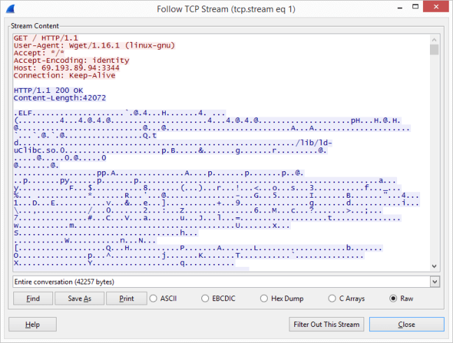 Downloading the ELF Binary