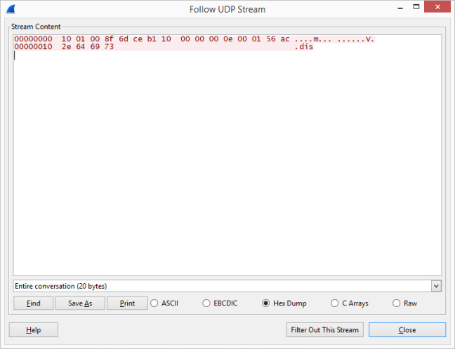 UDP 4143 Command Packet Example 2